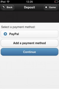  A screenshot showing paypal as the selected payment method